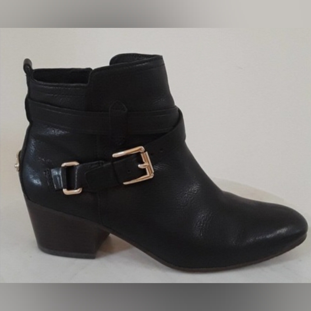 Coach Pauline Leather Ankle Booties
